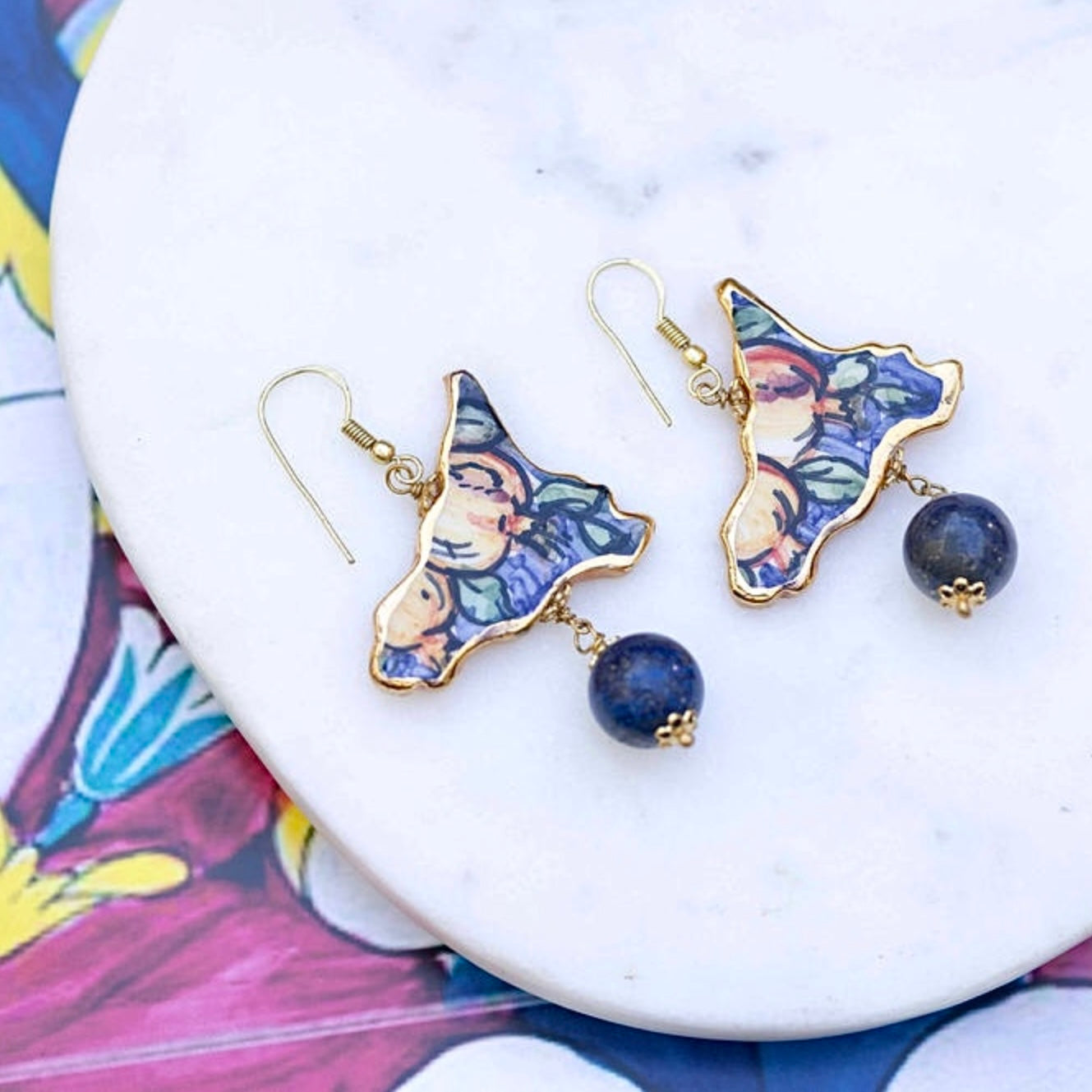 Sicily - Ceramic Earrings