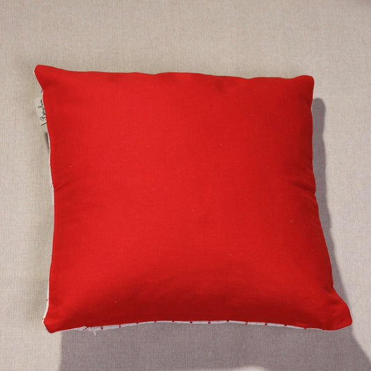 Carmin Stripe Silver Cushion