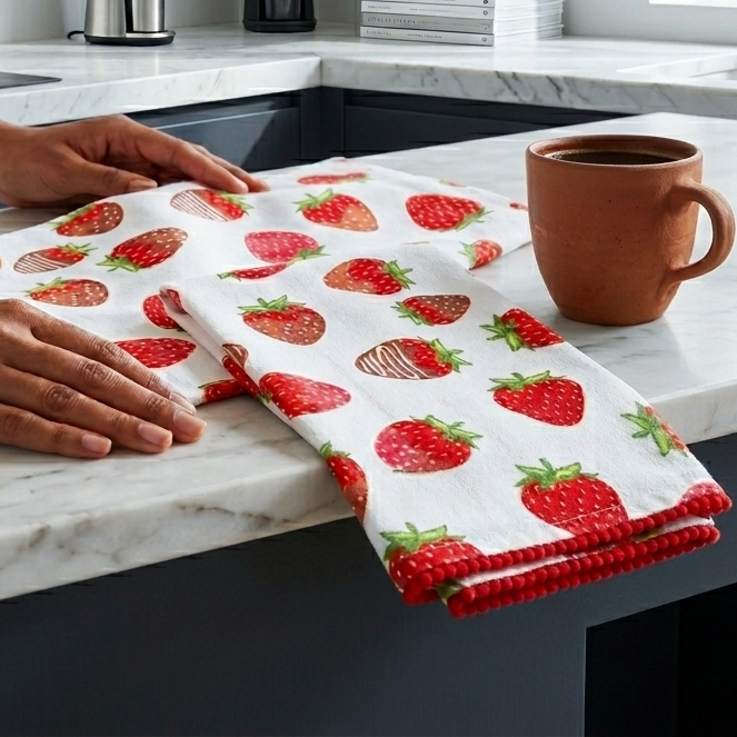 Choco Berry Hand Towel
