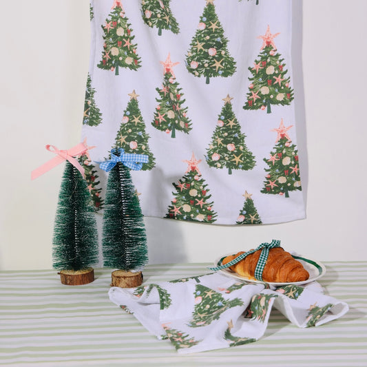 Terry Hand Towel - Christmas Tree