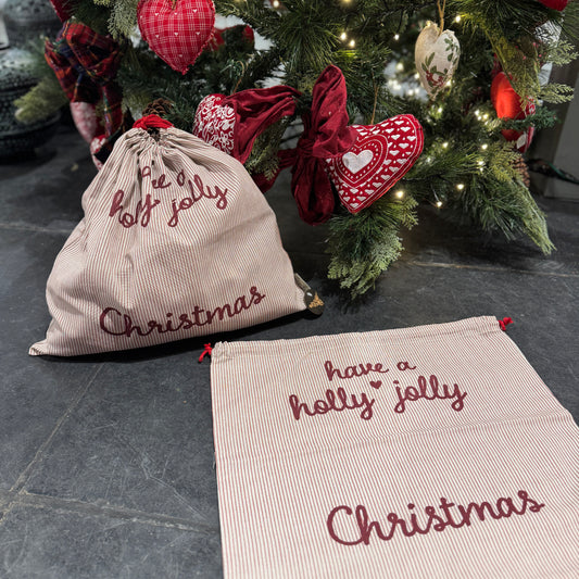 Holly Jolly Santa Sack