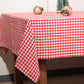 Red Check Tablecloth