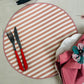 Orbital Peach Placemat
