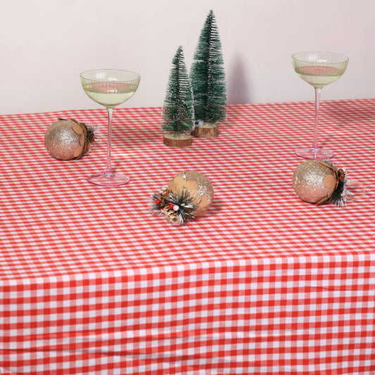 Red Check Tablecloth