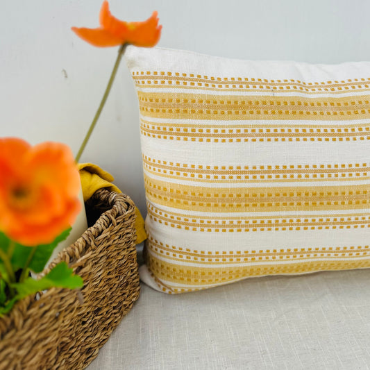 Anala - Spicy Mustard Lombar Cushion Cover