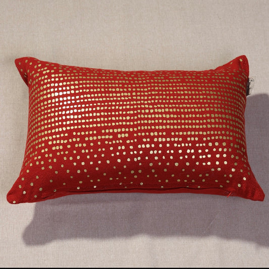 Golden Dot Cushion Cover