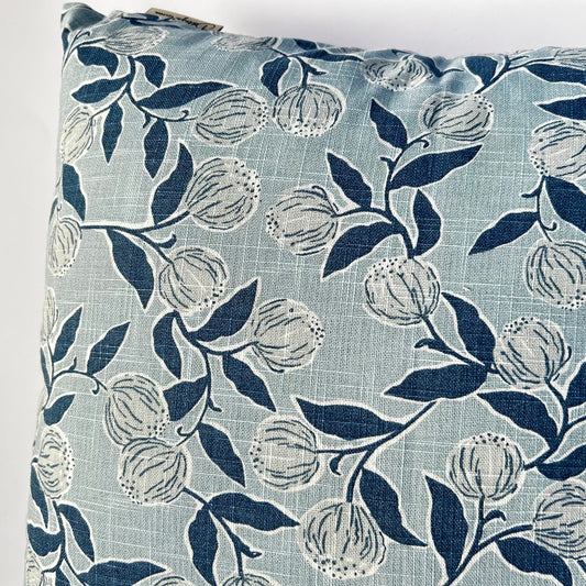 Indigo Petal Cushion Cover