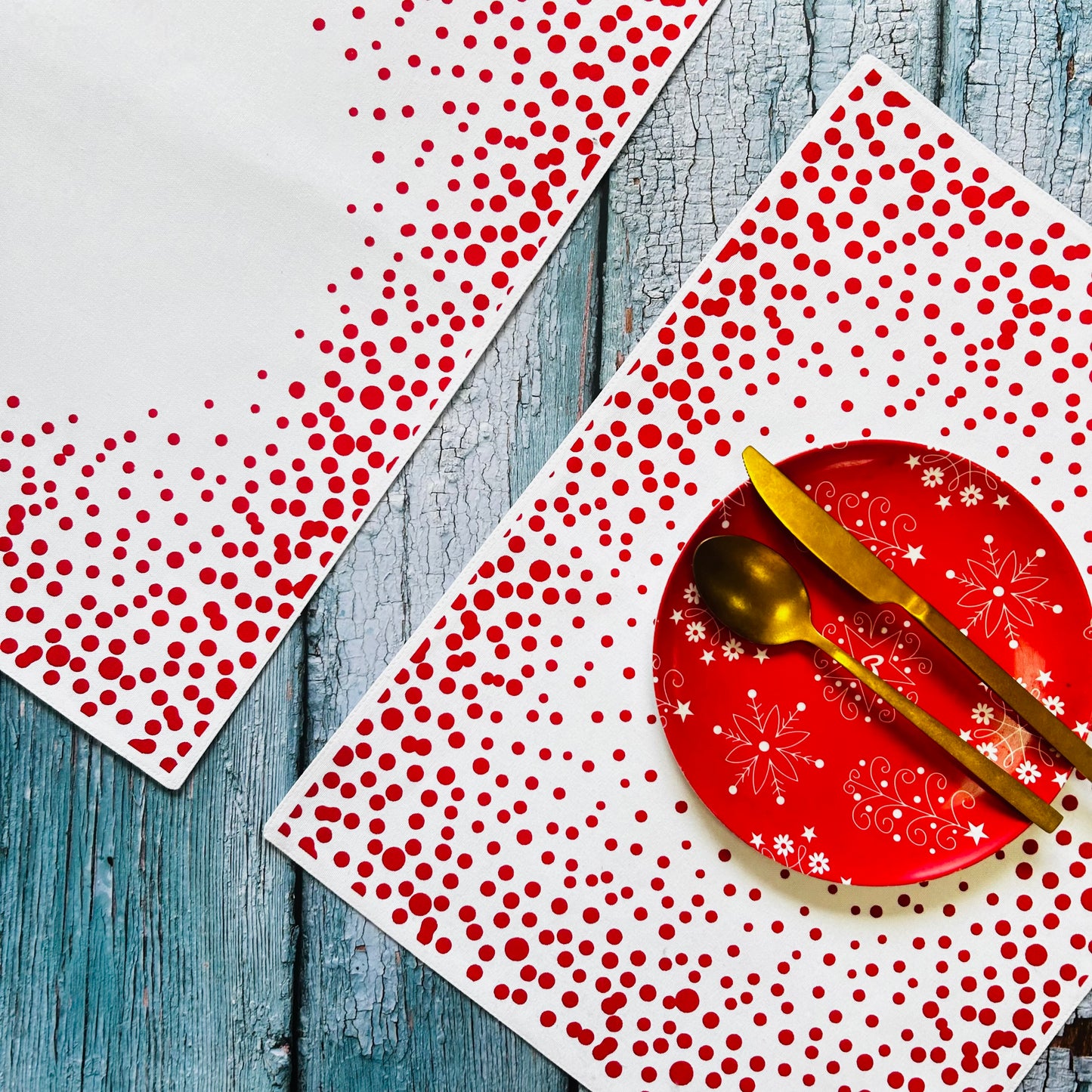 Red Pop Placemat Set