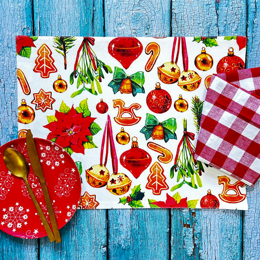 Christmas Jewels Placemat Set