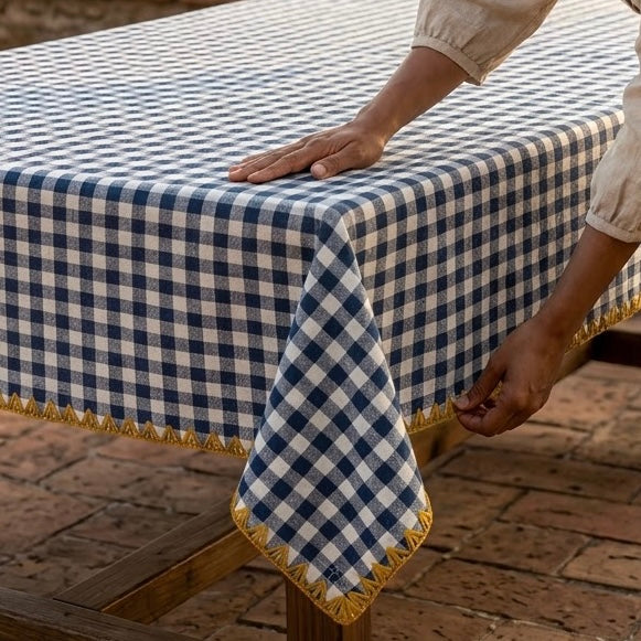 Felicita Tablecloth - Navy