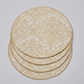 Geo Gold Round Placemat
