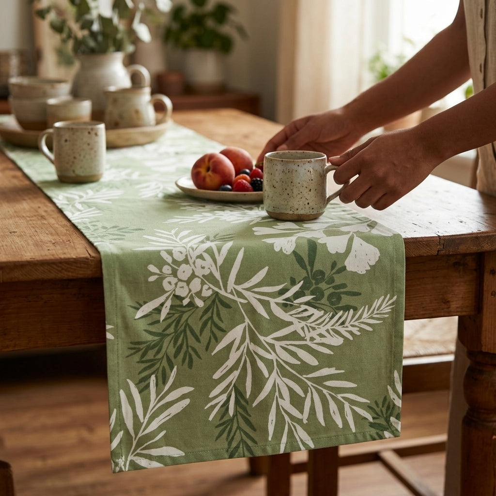 Green Fern Runner