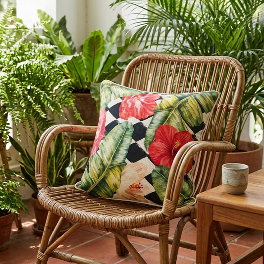 Hibiscus Cushion Cover