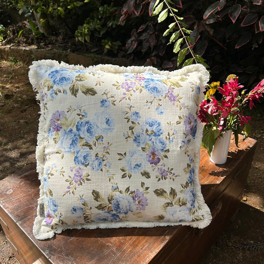 Blue Fiorito Cushion Cover