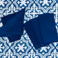 Midnight Blue Cotton Napkin Set