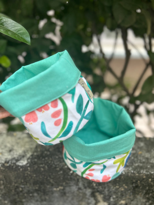 Painted Garden Basket set