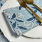 Indigo Petal Slub Napkin Set