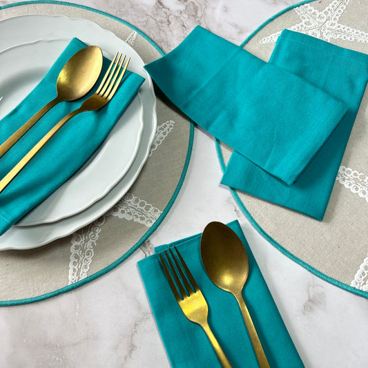 Aqua Breeze Cotton Napkin Set