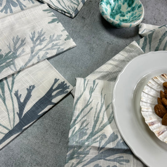 Coral Slub Napkin Set