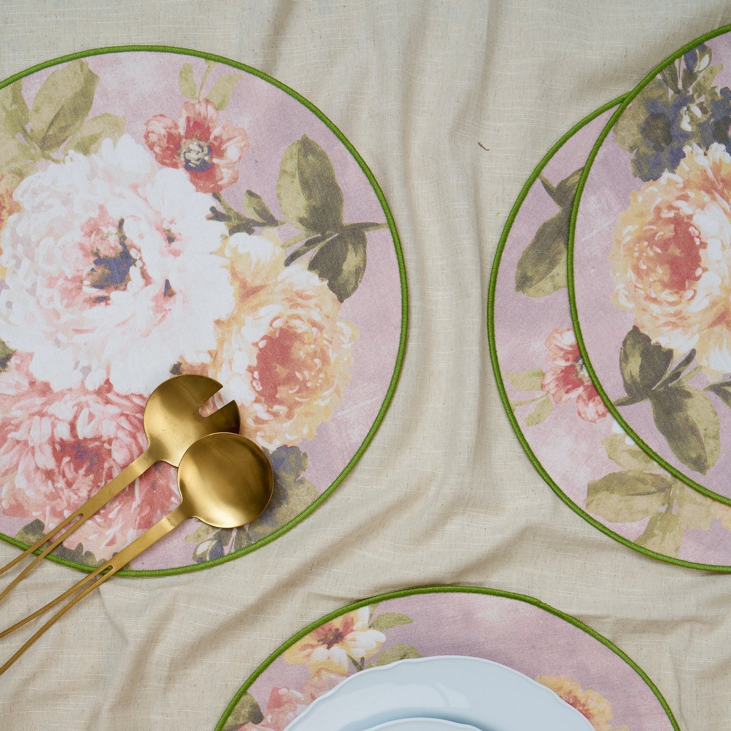 Breakfast Rose Placemats