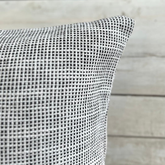 Abstract Grid Cushion Cover