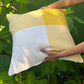 Sunshine Grid Cushion Cover