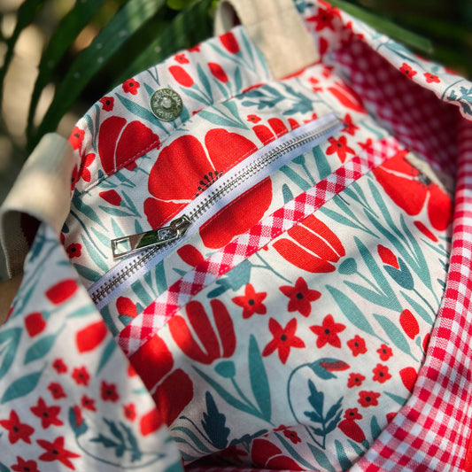 Poppy Field Tote Bag