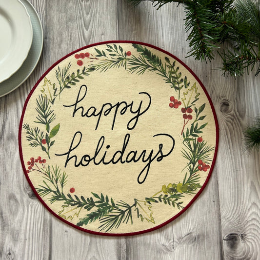 Happy Holiday Placemat