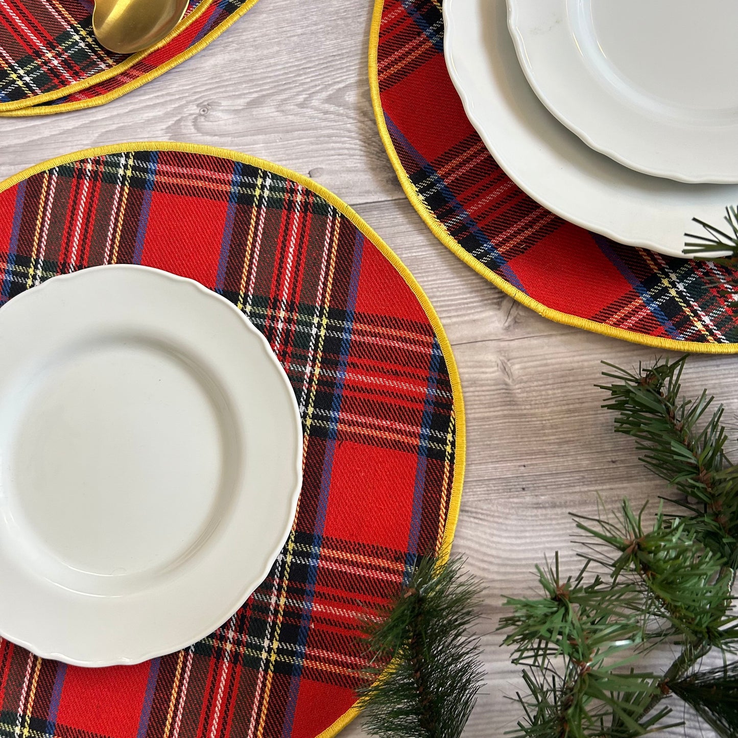 Christmas Check Placemat