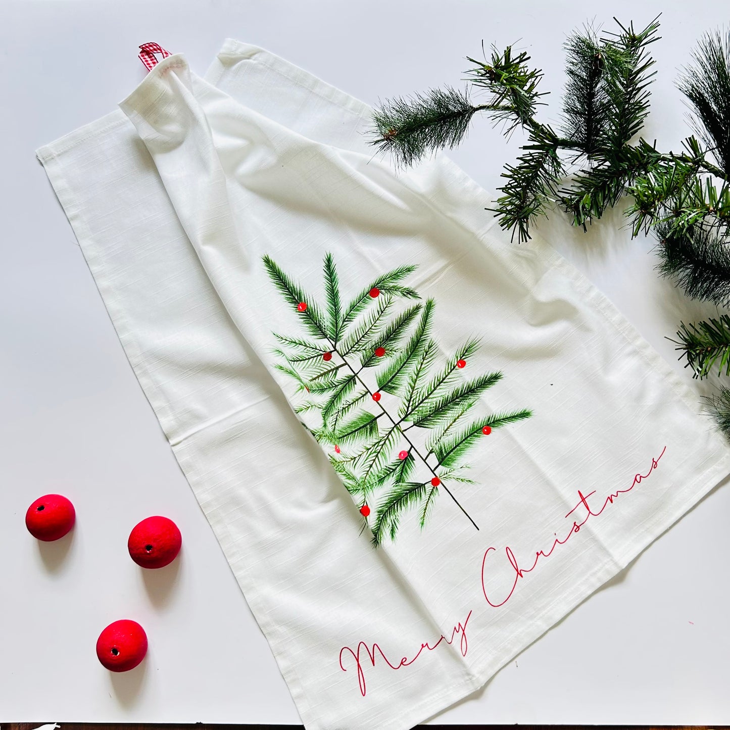 Evergreen Holiday Kitchen towel