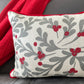 Festive Holly Cushion Cover