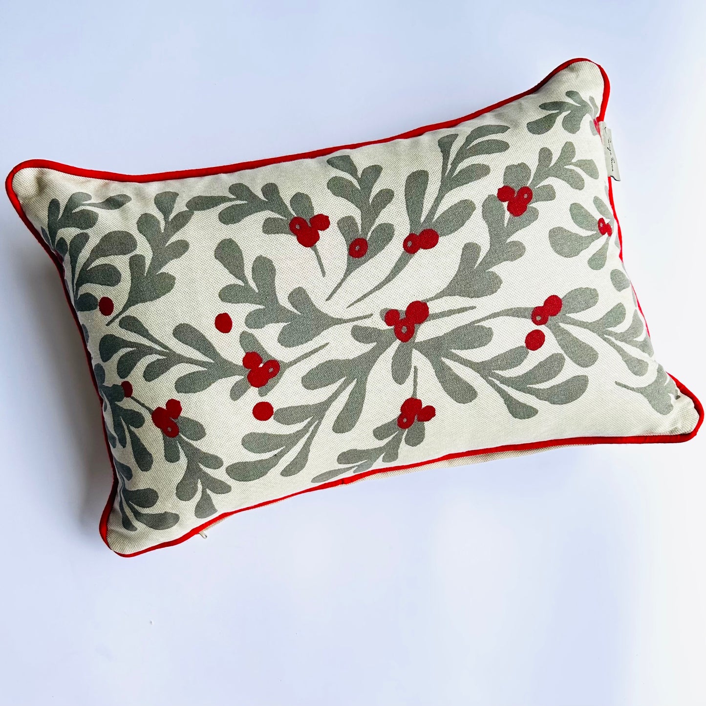 Festive Holly Cushion Cover