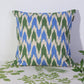 Ikat Blue Cushion