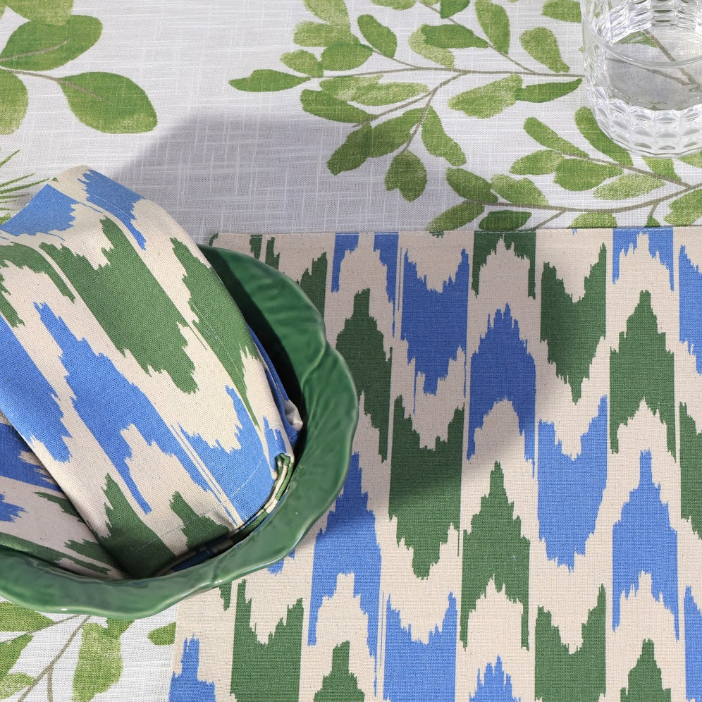 Ikat Blue Napkin