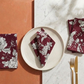 Imperial Bloom Napkin - Merlot