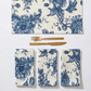 Imperial Bloom Napkin - Sapphire