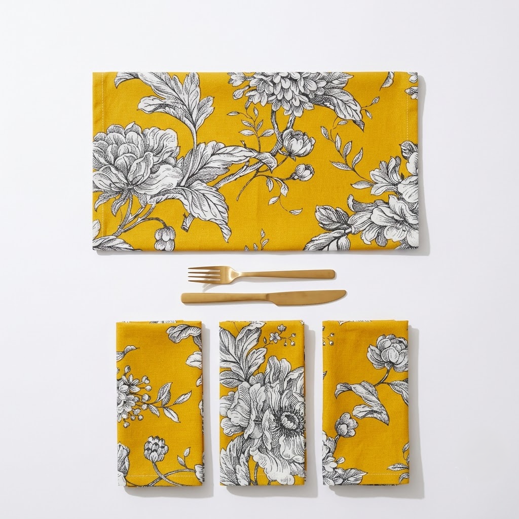 Imperial Bloom Napkin - Sole