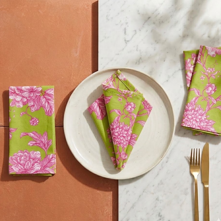 Imperial Bloom Napkin - Cassata