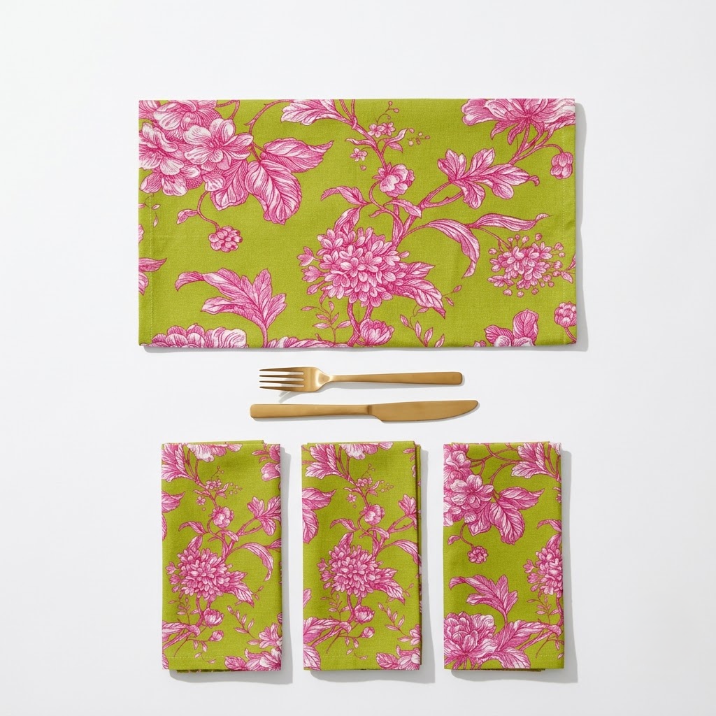 Imperial Bloom Napkin - Cassata