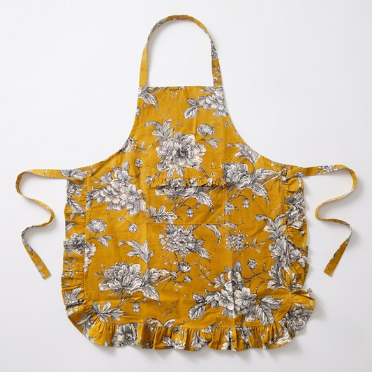 Imperial Bloom Sole - Frill Apron
