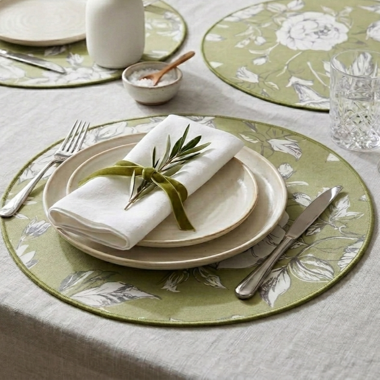 Magna Rose Pistachio Placemat