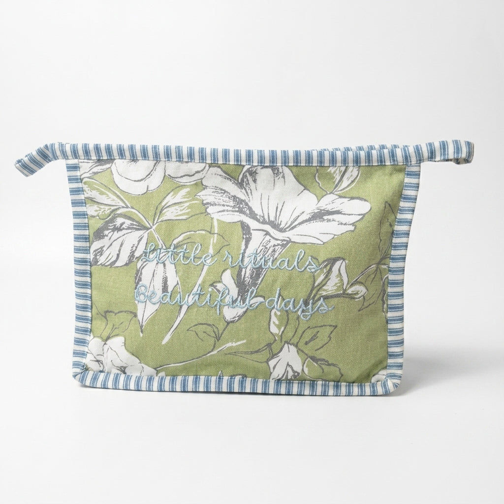 Magna Rose Pistachio Pouch