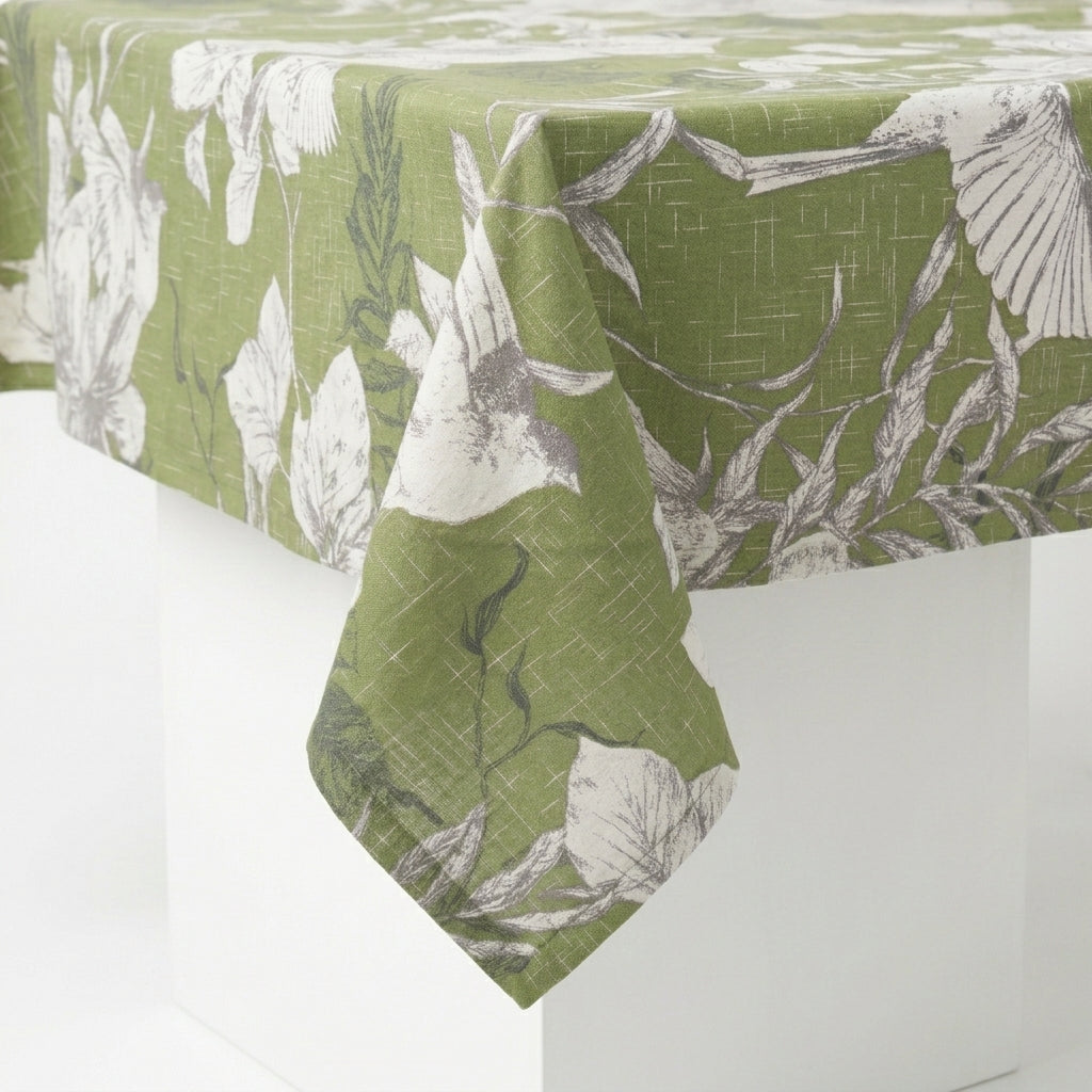 Sprill Resistance Maravelle Moss Tablecloth