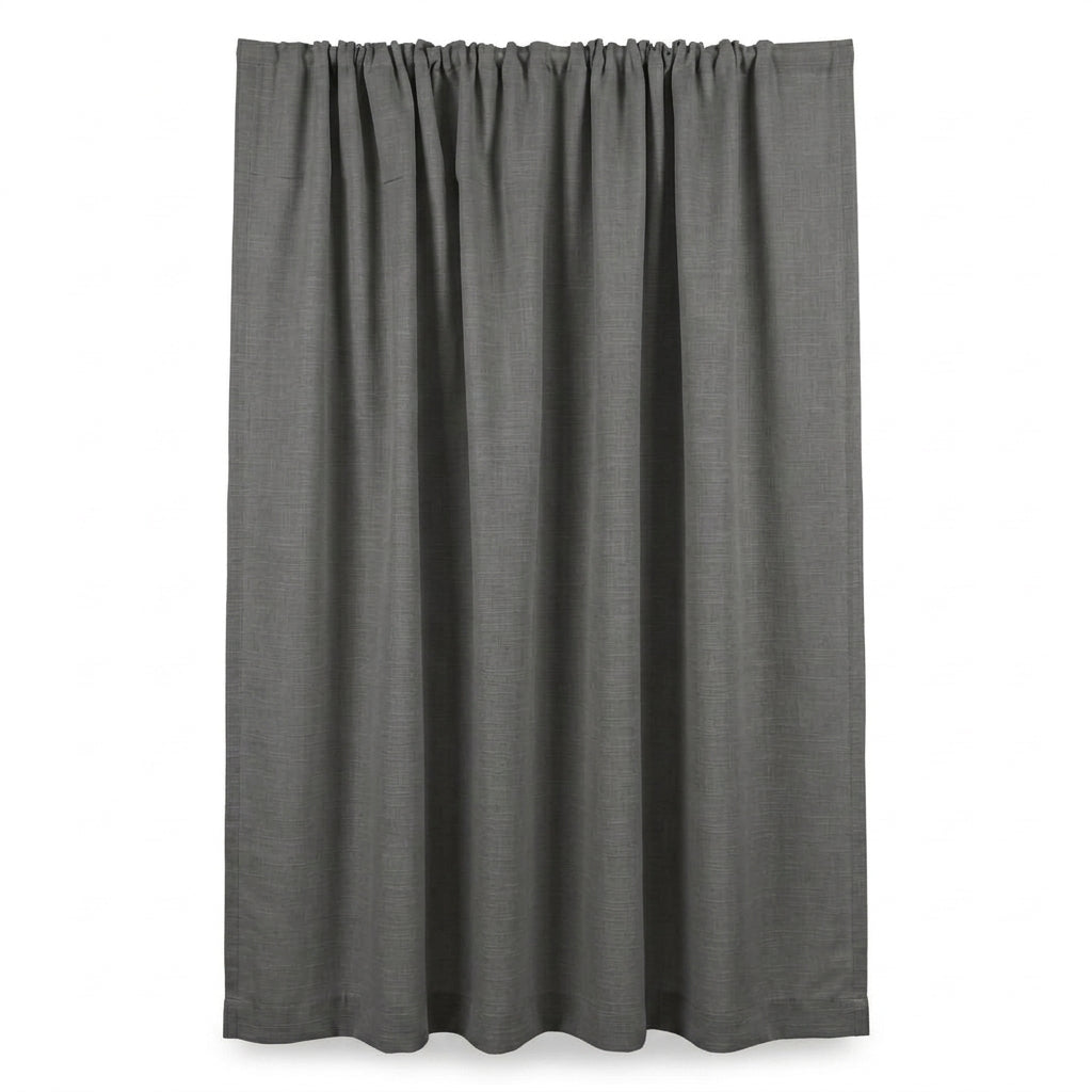 Metropole Curtain - Charcoal