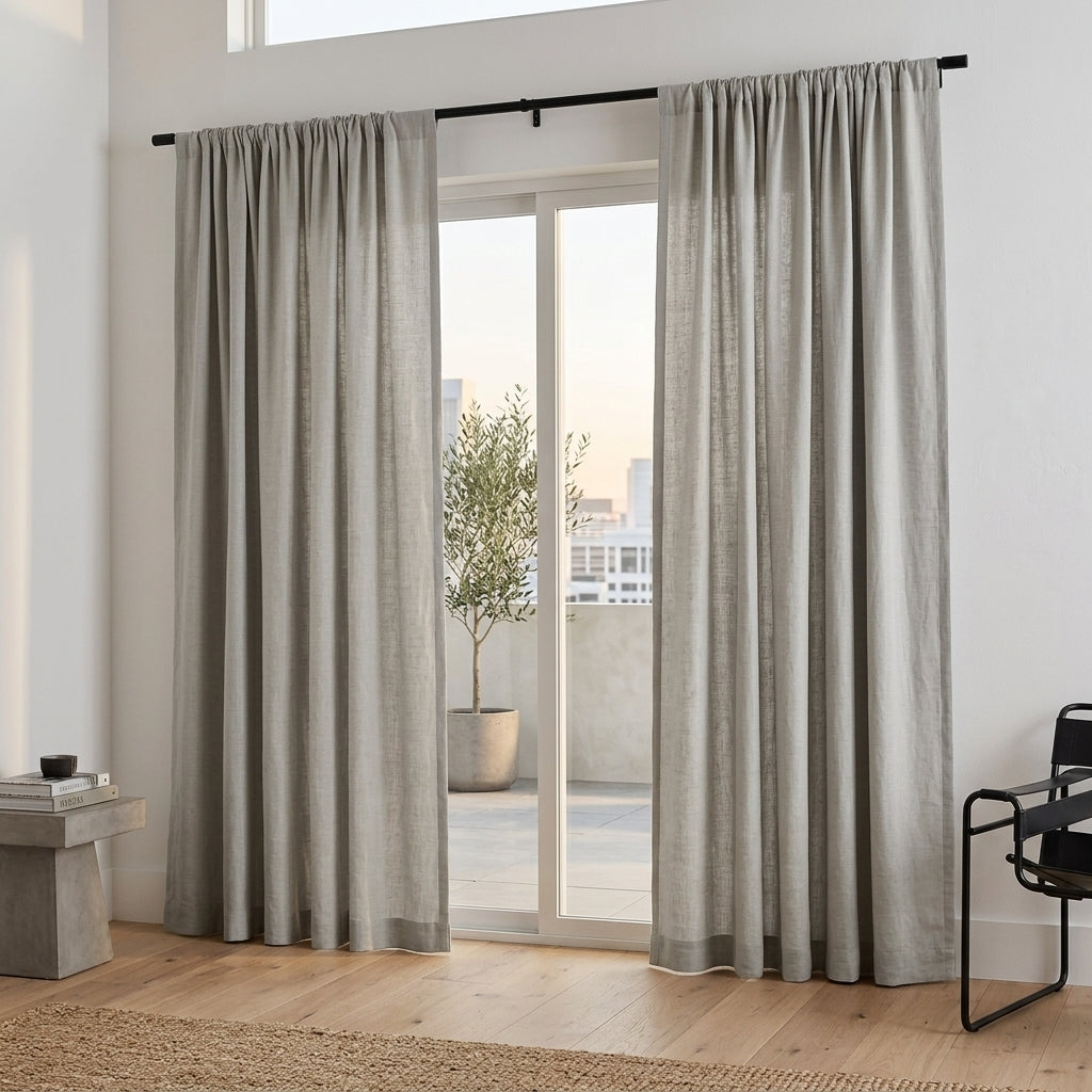 Metropole Curtain -Cement