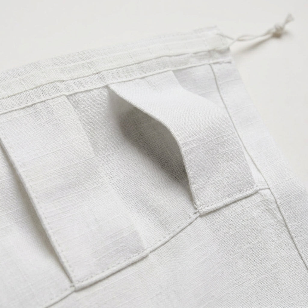 Metropole Curtain -Chalk