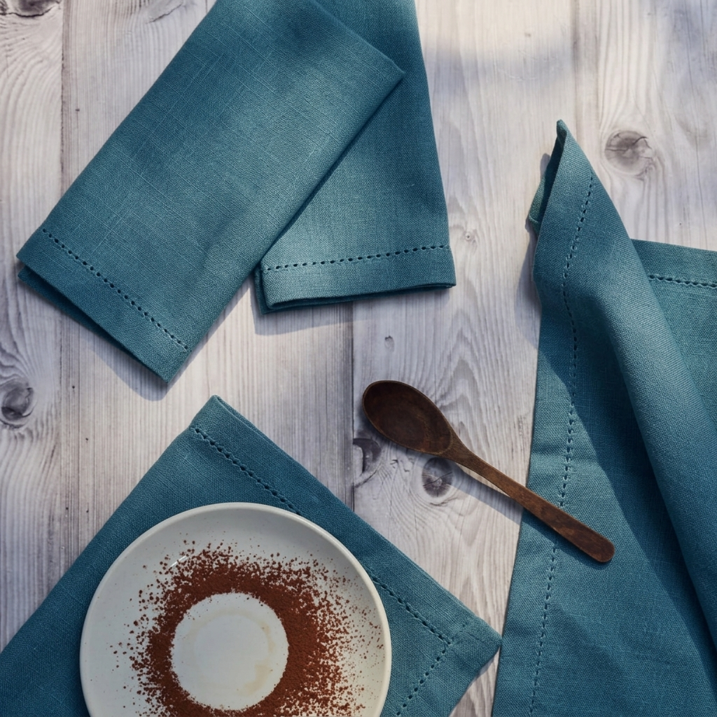 Riviera - Steel blue Napkin