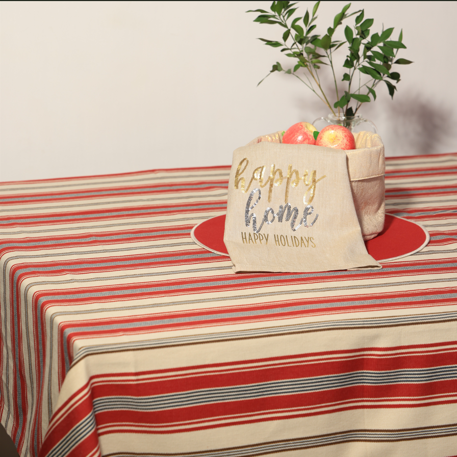 Heartside Stripe Tablecloth
