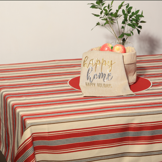 Heartside Stripe Tablecloth
