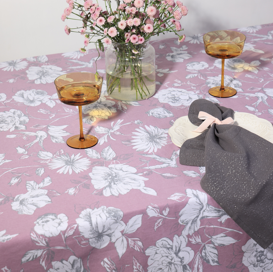 Magna Rose Tablecloth - Petal